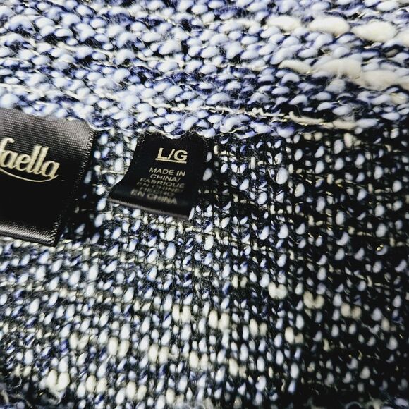 Rafaella Womens Open Sweater Multicolor Size Large Polyester Blend Long Sleeve - Picture 8 of 12